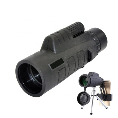 promotional gift Dual Focus 10x42 monocular  with  tripod for mobile phone